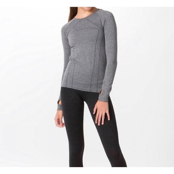 IVIVVA BY LULULEMON Fly Tech Long Sleeve In Black Size S/P - Picture 1 of 4